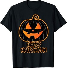 Happy Halloween Pumpkin Halloween T-Shirt Funny Gift, Size M - 3XL