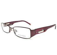 Anne Klein Eyeglasses Frames AK 9077 467-S Purple Rectangular Full Rim 52-17-135
