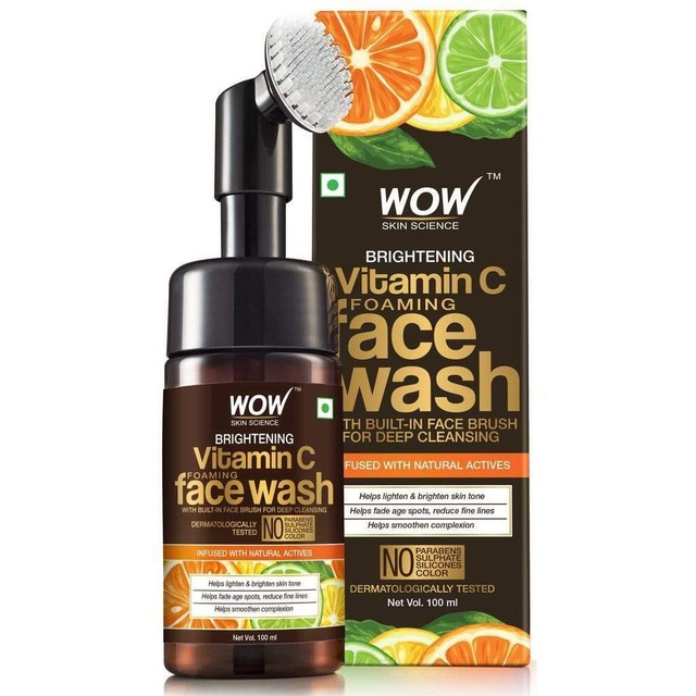 organic vitamin c face wash