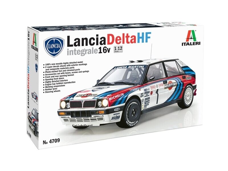 【Sho】 Italeri - Lancia Delta HF integrale 16v, 1/12, 4709 | eBay