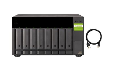 QNAP TL-D800C 8 Bay Desktop JBOD Storage Enclosure with USB 3.2 Gen 2 Type-C ...