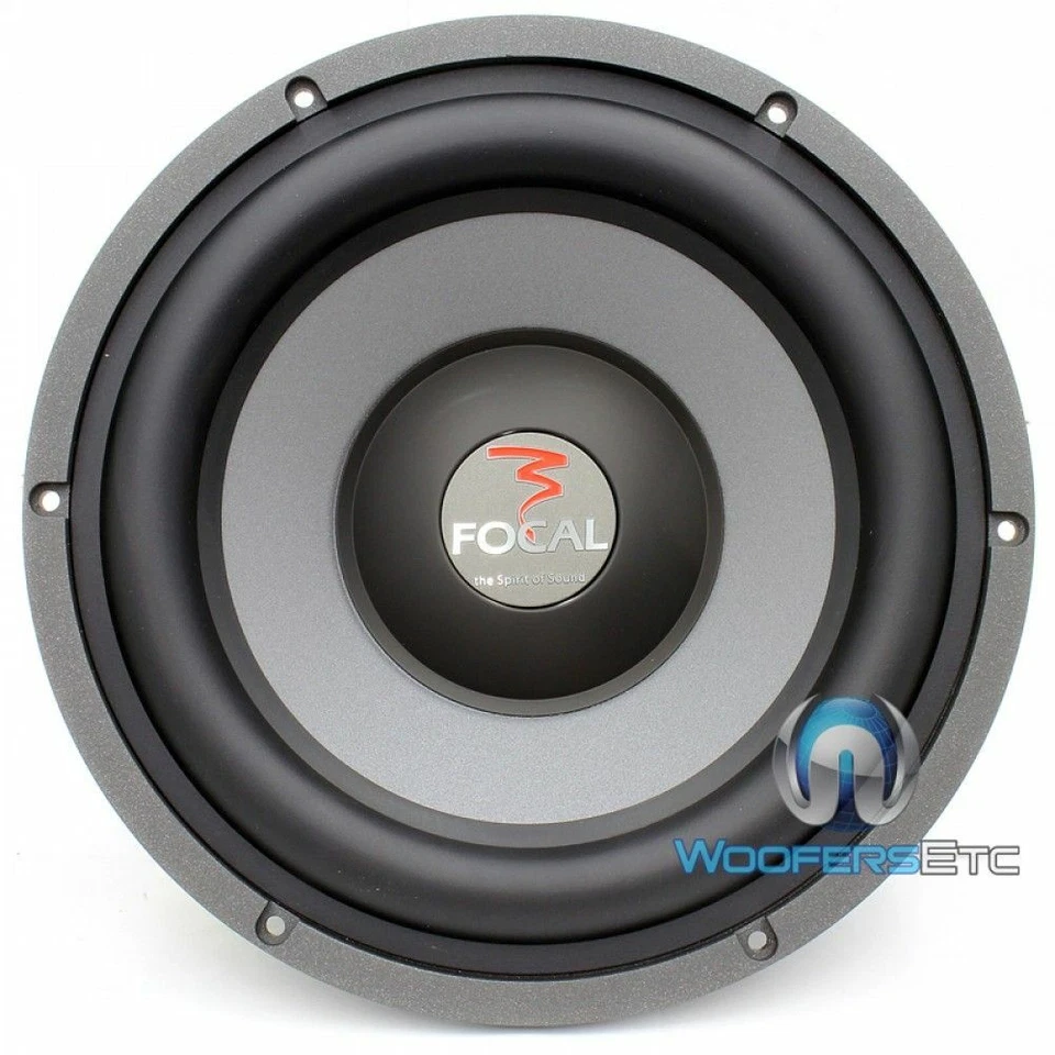 SUBWOOFER FOCAL 27V2 SUB 11" (SE ADAPTA A 10") 600W DOBLE 4 OHMIOS POLIVIDRIO GRAVES LIMPIOS NUEVO Foto 4 de 4