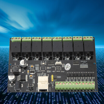 8 Fach Netzwerk Schalterrelais Controller Ethernet TCP / IP Relais -