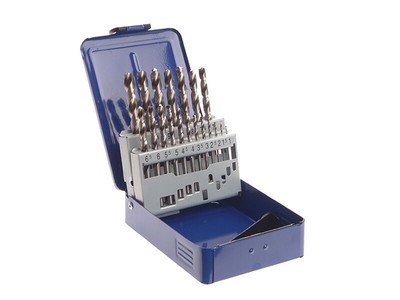 Faithfull HSS Bohrer Set Mit 19 M2 1 - 10mm & Schutzhülle FAIMSET19PRO