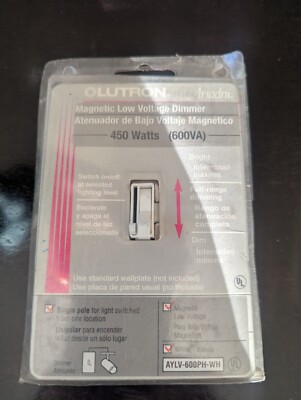 LUTRON Ariadni AYLV-600PH-WH - Magnetic Low Voltage Dimmer 450W - NEW IN BOX