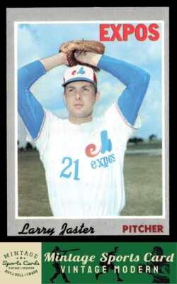 1970 Topps - Larry Jaster - #124 Montreal Expos
