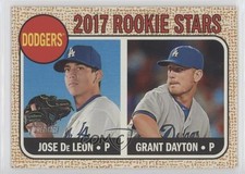 2017 Topps Heritage Rookie Stars Grant Dayton Jose De Leon #83 0v7