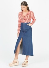 A DÉTACHER SOPHIA DENIM SKIRT 4 Small Denim Blue Garmentory
