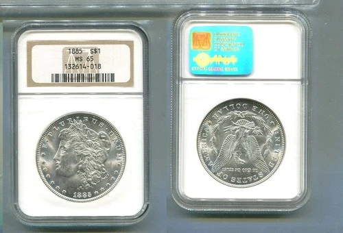 1885 P MORGAN SILVER DOLLAR NGC MS65 7017T