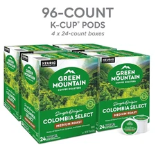 Green Mountain Coffee Roasters Colombia Select Coffee, Keurig  K-Cups, 96 count