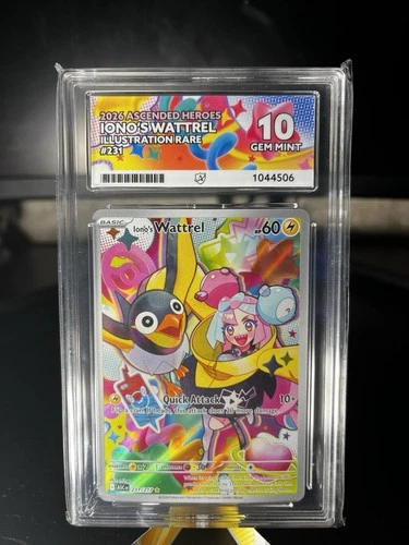 Iono's Wattrel 231/217 Ace 10 Gem Mint