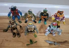 Vintage Teenage Mutant Ninja Turtles Action TMNT Playmate Toys Lot 7 Mike Raph