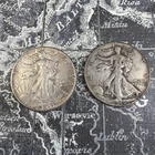 $1 FV Walking Liberty Halves Exact Coins Pictured -FV102