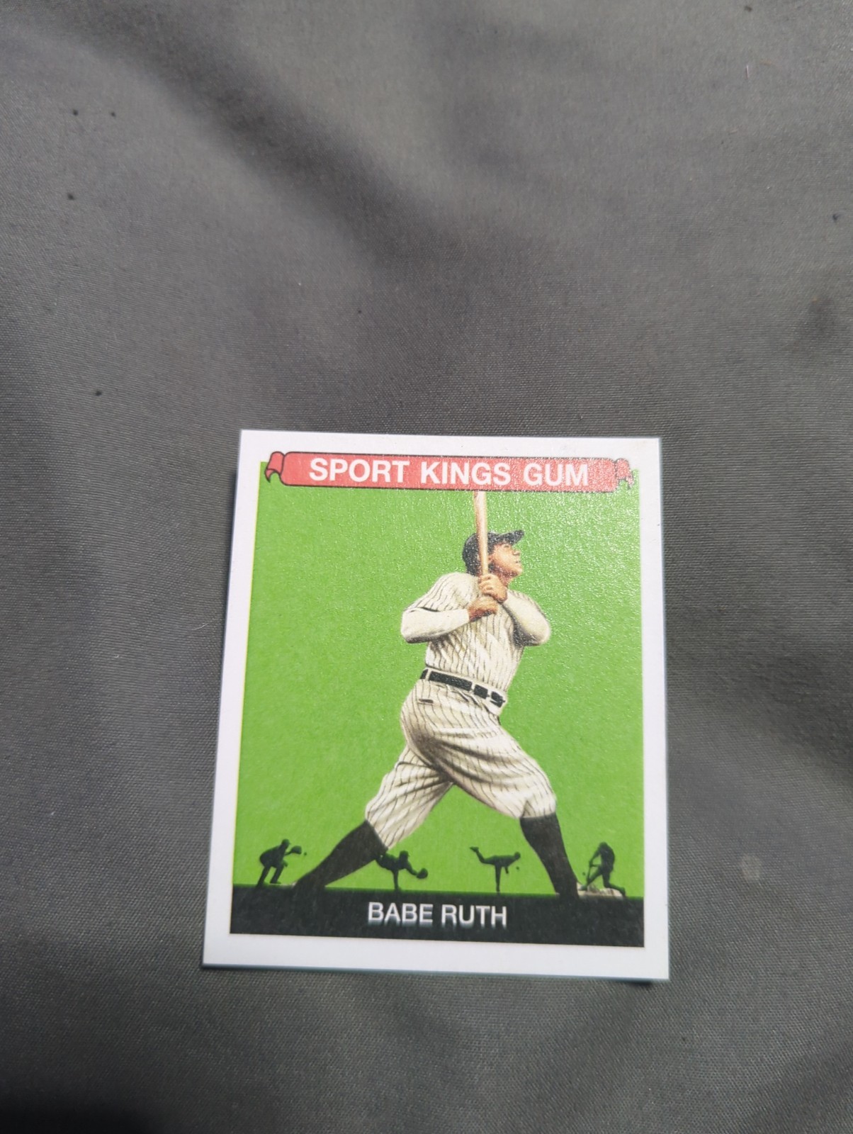 2023 Sportskings Babe Ruth Mini Green Back Only 50 Printed