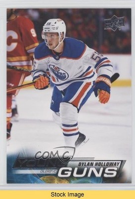 2022-23 Upper Deck Series 2 Young Guns Dylan Holloway #461 Rookie RC READ 1rh3