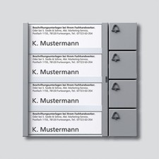 Siedle BTLM 650-04 SM Bus-Türlautsprecher-Modul in Silber-Metallic