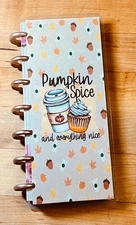 Pumpkin Spice & Everything Nice Cover Set 4 use w Skinny Classic Happy Planner~