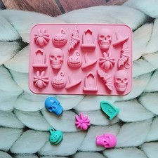 Silicone Molds for Halloween - 18 Cavities Candy Chocolate Baking - Fun Shapes