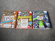LIZ PICHON ~ TOM GATES 3 x PB Book WHAT MONSTER, FAMILY FRIENDS & FURRY, EPIC