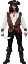 Rugged Pirate Renaissance Adult Men Costume