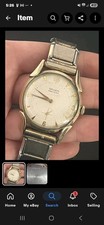 Vintage Men’s Gruen Precision 10k Rolled Gold Plate Fancy Bezel Running
