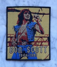 ACDC Patch Aufnäher Bon Scott Memorial Tribu...