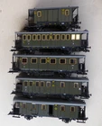 Roco H0 Passenger Car Set (5) Local Railway Cars DRG Epoch II