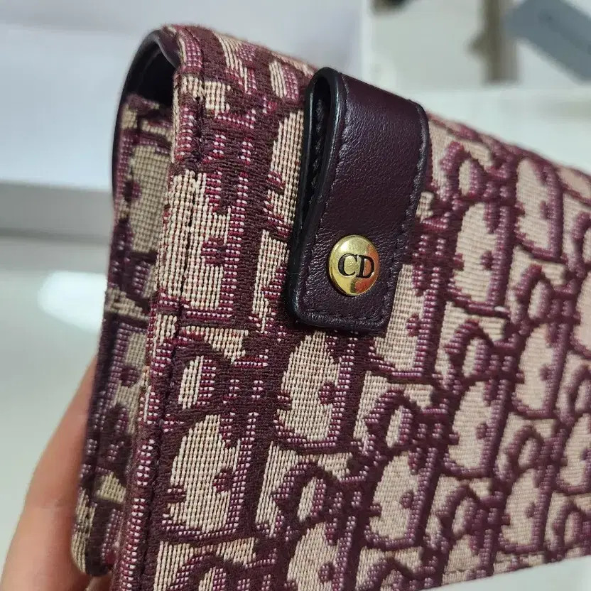 Dior Belt Bag, Authentic Burgundy, Minor Wear thumbnail 6