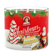 Goose Creek 3-Wick Little Debbie Christmas Tree Cakes Scented Jar Candle, 14.5oz