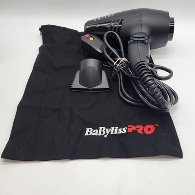 BaBylissPRO Hair Dryer, Nano Titanium Rapido 2000-Watt Blow Dryer, Black, BRAP1