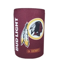 Washington Redskins Old Logo NFL Kolder Holder 12 Oz Can Breweriana Bud Light 