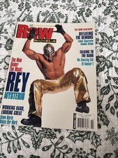 Wwe Wrestling Magazine Raw 2002 December   Rey mysterio Cover W Poster Catalog