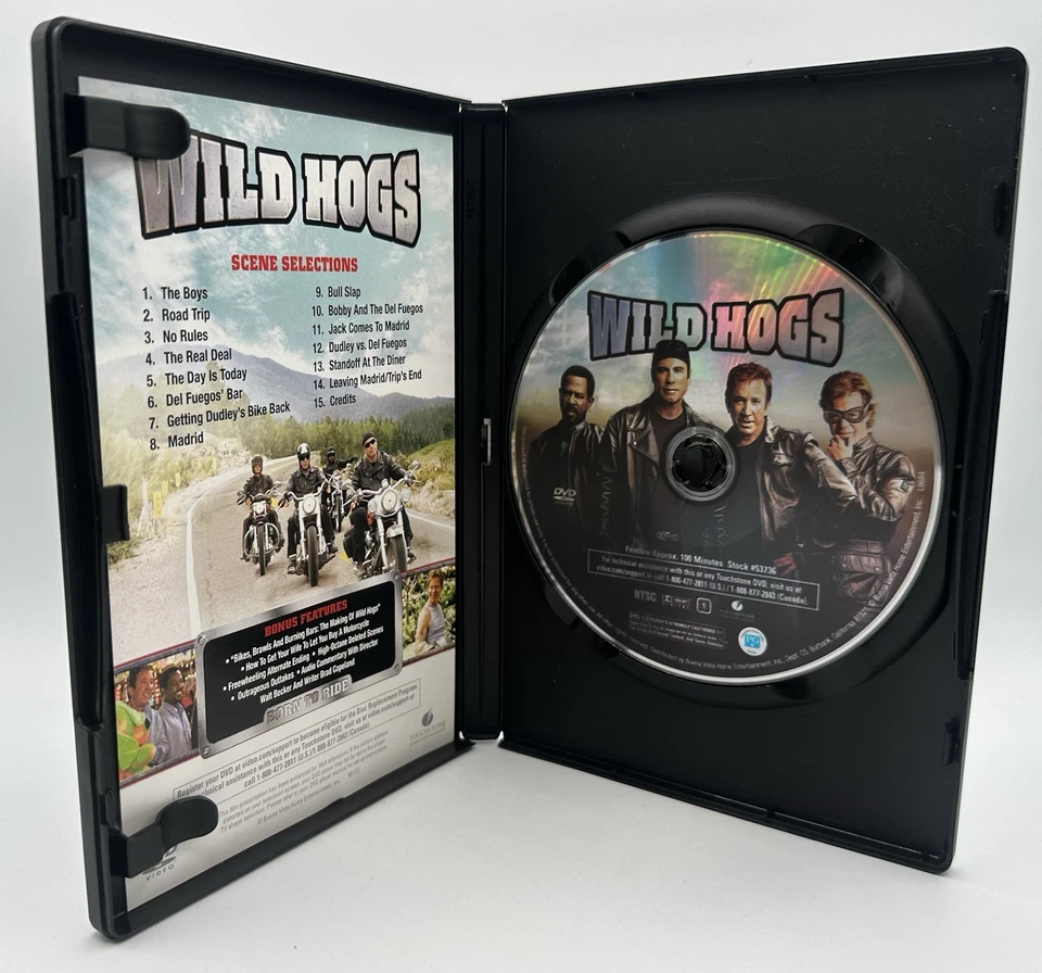Wild Hogs DVD Widescreen Tim Allen John Travolta Martin Lawrence William H Macy - Image 3 of 3