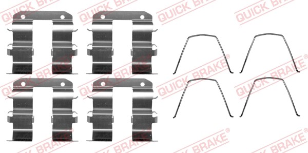 ZubehÖRsatz, Scheibenbremsbelag FÜR KIA Picanto II (Ta) - Quick Brake 109-0229-image
