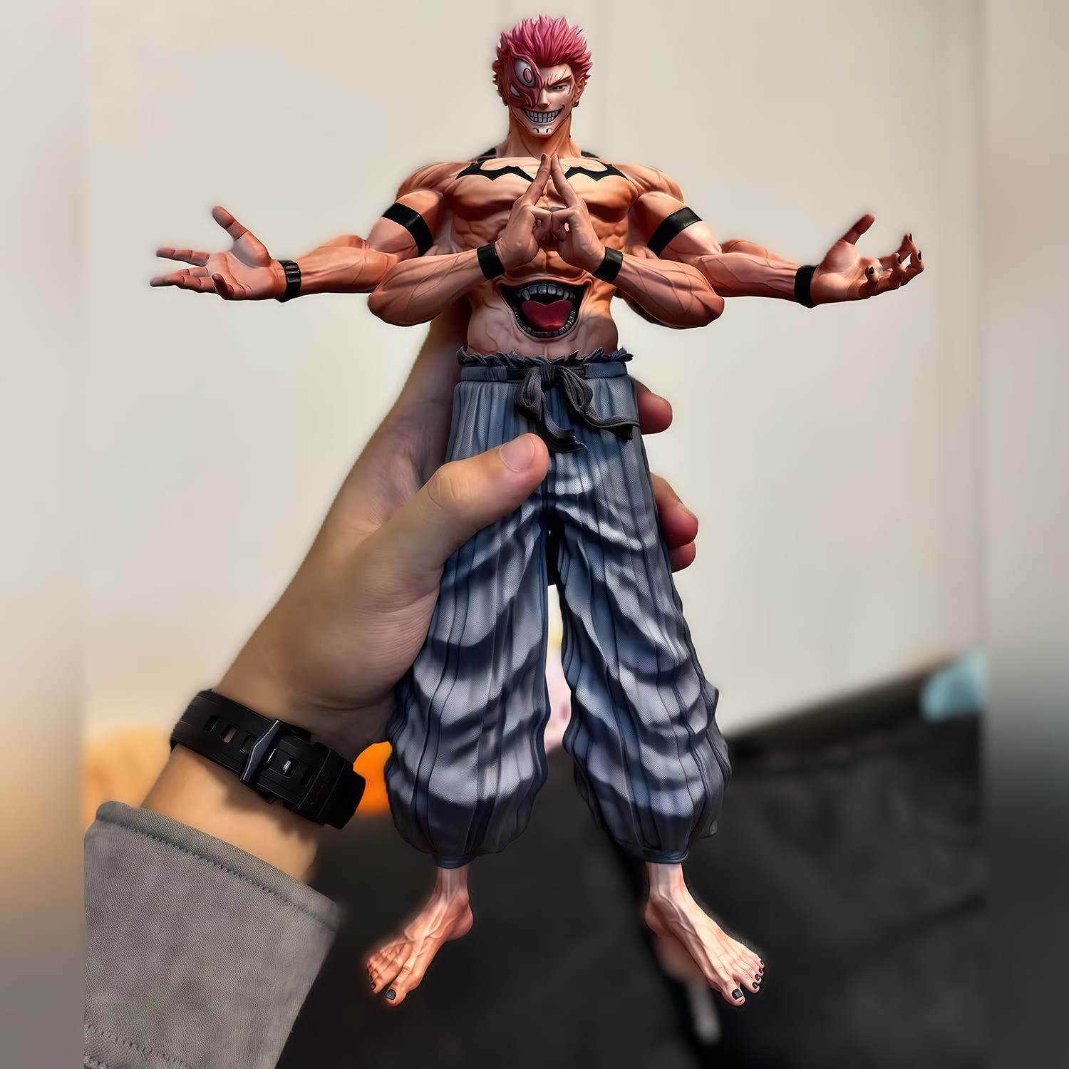 Jujutsu Emperador Ryomen Sukuna Figura 30 cm Forma Temprana PVC Colección