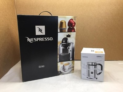 Espresso D290 Concept Machine with Aeroccino Milk Frother, Satin Chrome