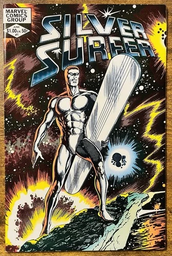 SILVER SURFER 1 HIGH GRADE JOHN BYRNE COVER STAN LEE STORY MARVEL 1982 VINTAGE