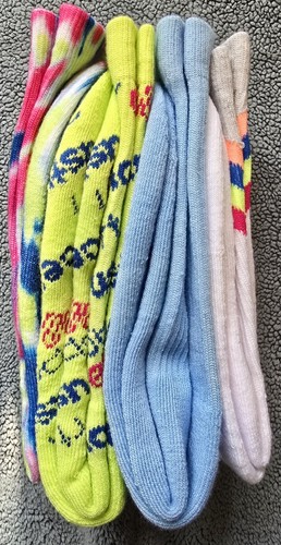 Justice Girls Crew Socks, 4-Pack Size 4-10 New - Picture 3 of 3
