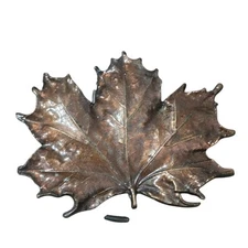 Maple Leaf Tree Autumn Fall Nature  Canada 70s Vintage Belt Buckle