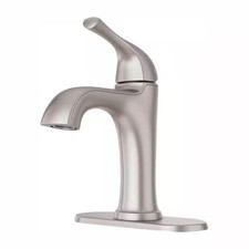 Pfister Ladera Single Handle Single Hole Bathroom Faucet in Spot Defense Brushed