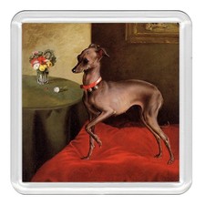 ITALIAN GREYHOUND Dog Acrylic Coaster Novelty Drink Cup Mat Great Gift