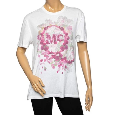 Haut McQ by Alexander McQueen en coton blanc imprimé floral M - Photo 1/4