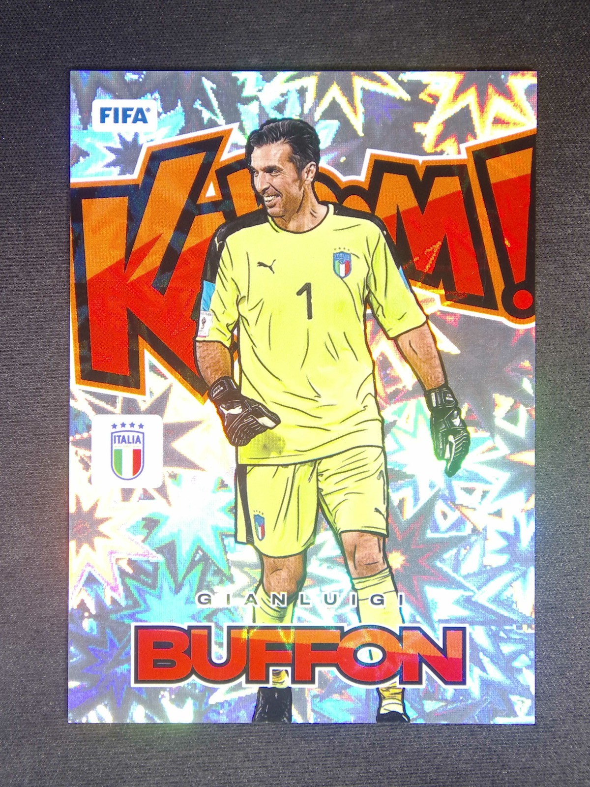 2024-25 Panini Donruss FIFA Gianluigi Buffon #18 Kaboom Case Hit SSP