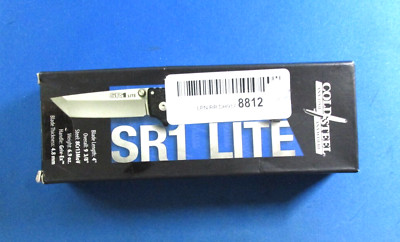 Cold Steel SR1 Lite Tanto Point Folding Knife 4'' 8Cr13MoV Steel Blade 62K1A T-22