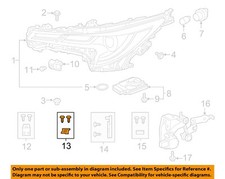 TOYOTA OEM 19-23 Corolla Headlamp Components-Repair Bracket 8119412280