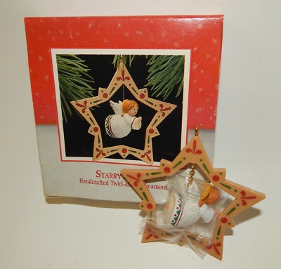 Hallmark Christmas Ornament - Twirl-About Starry Angel - Mint in Box