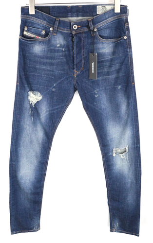 Jeans Diesel Rhial-R R8E50 Homme Slim Carotte Bleu Foncé - Taille W32/L32, Neuf Avec Défauts
