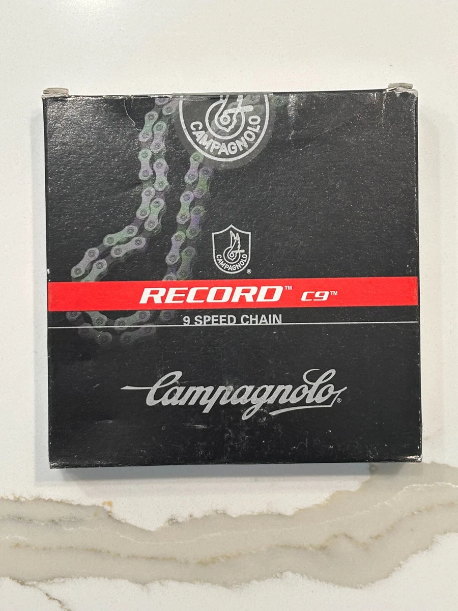 Chaîne Campagnolo Record 9 Vitesses - CN99 RE09 UD C9 - NOS / Neuf Sous Emballage
