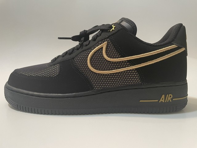 black air force 1 gold tick