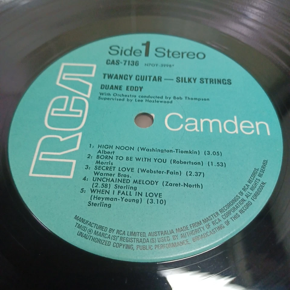 Duane Eddy - Twangy Guitar Silky Strings Rock Pop Country - Vinyl Record LP - Image 3 of 4